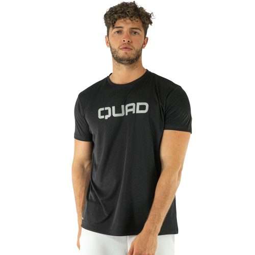 T-SHIRT QUAD ESSENTIEL NOIR