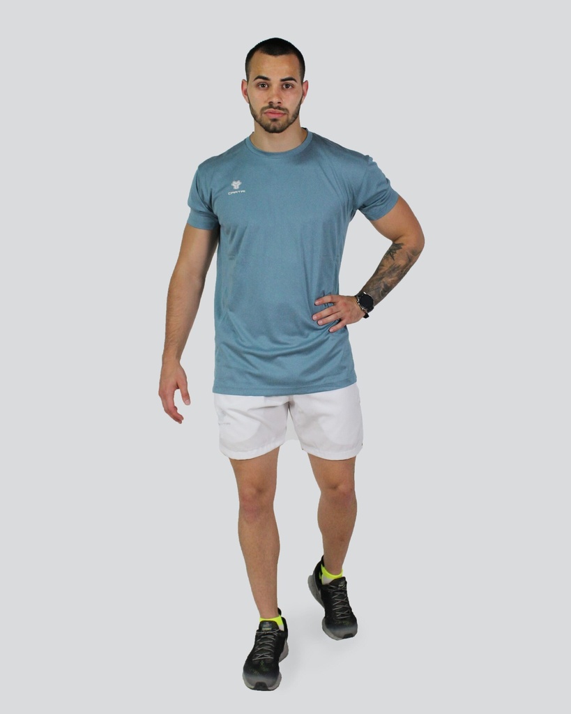 T-SHIRT CARTRI ROGER BLEU